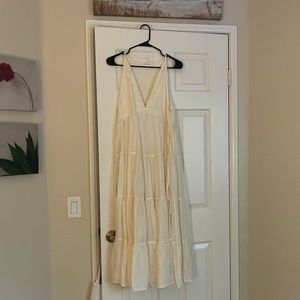 King off white dress from Isabelle’s cabinet